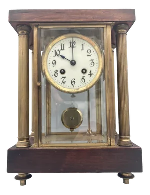 Antique Portal Clock from Lenzkirch AGU, 1890s