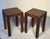 Mid-Century Modern Vintage Henredon Chinese Chippendale Style Mahogany Side Table Set- A Pair For Sale - Image 3 of 12