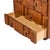 Brown Lane Staccato Brutalist Mid Century Walnut Armoire Highboy Dresser For Sale - Image 8 of 9
