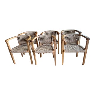 21st Century Contemporary Seamoor Dining Chairs, Roman & Williams the Guild New York - Set of 6 For Sale