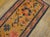 1920s Orange Amber Floral Antique Chinese Tibetan Rug 2'1" X 8'4" Wool Knotted Carpet Runner For Sale - Image 9 of 11