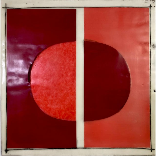 Encaustic Collage Installation by Gina Cochran - "Allies and Alibies" - 16 Panels For Sale - Image 18 of 18