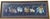 Vintage painted textile depicting a colorful Indian procession, with figures on horseback and an elaborately decorated...