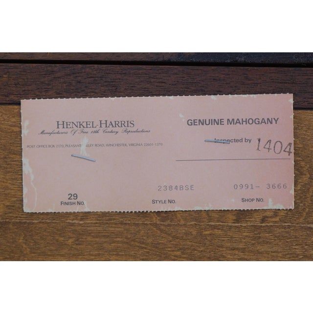 Henkel Harris Breakfront Bar Mahogany Bookcase For Sale - Image 18 of 18