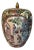 Large Vintage Chinoiserie Canton Rose Famille Chinese Export Ginger Jar For Sale