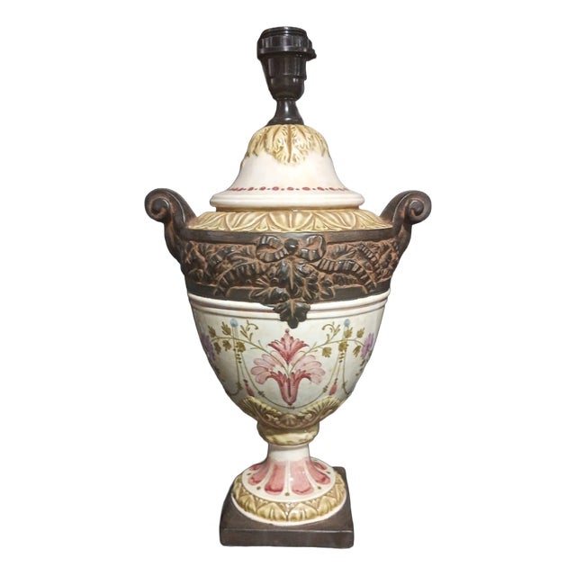 Table Lamp by Cerámicas Benlloch for Manises, Spain, 1990s For Sale