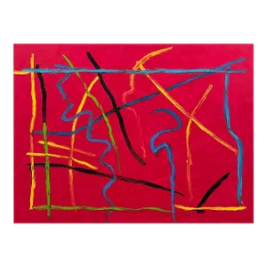 Contemporary Abstract Oil on Canvas Painting "Burnt Offerings" by Dana Gordon