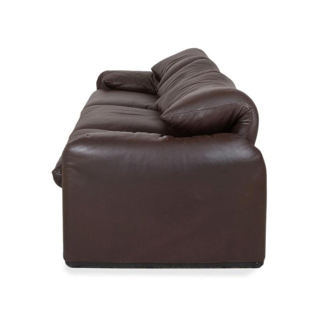 Maralunga Sofas in Leather from Cassina, Set of 2 For Sale - Image 13 of 15