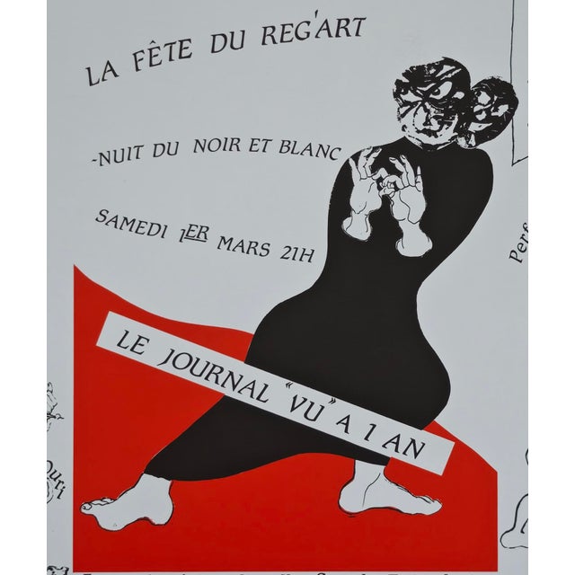 1980s Original La Fête du Reg'art Poster, 1986 For Sale - Image 5 of 6
