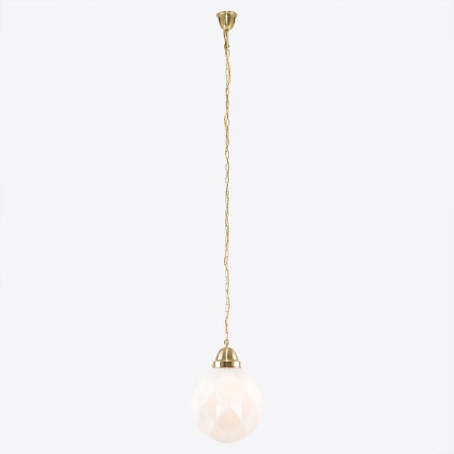 Goldenrod Cubist Pendant from Pure White Lines For Sale - Image 8 of 10