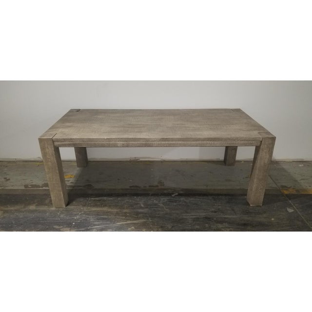 Restoration Hardware Reclaimed Russian Oak Parsons Rectangular Dining
