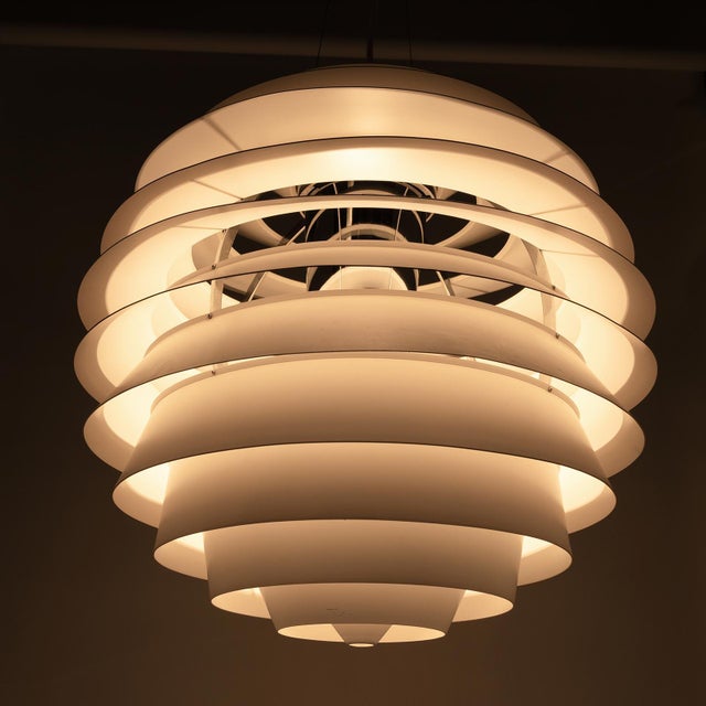Danish Pendant Lamp Ph Louvre by Poul Henningsen for Louis Poulsen, 1957 For Sale - Image 6 of 18