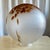 Mid-Century Modern Mid-Century Italian Murano Glass Globe Pendant with Brass, 1970s For Sale - Image 3 of 18