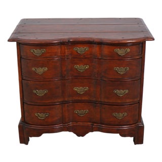 Theodore Alexander Mahogany Block Front Bachelors Chest For Sale