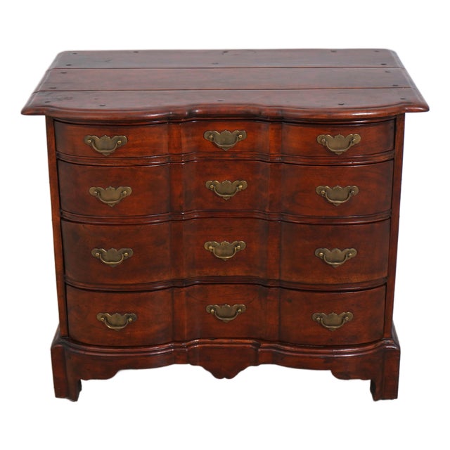 Theodore Alexander Mahogany Block Front Bachelors Chest For Sale