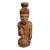 Mid 20th Century Folk Art Carved Wood Figure For Sale