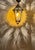 Venetian-Style Handcrafted Lantern Lamp with Amber Glass Panels, 1960s For Sale - Image 15 of 18