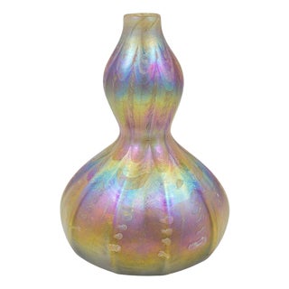 Louis C Glass Vase by Louis Comfort Tiffany, 1894 For Sale