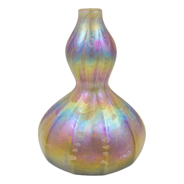 Louis C Glass Vase by Louis Comfort Tiffany, 1894 For Sale