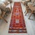 Tribal 1960s Vintage Hand-Knotted Primitive Turkish Rug Runner Ancient Alien Motif - 2′8″ × 10′8″ For Sale - Image 3 of 13