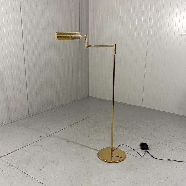 Brass Haloprofil 878HR Floor Lamp by Viktor Frauenknecht for Swisslamps International, 1970s For Sale - Image 17 of 18