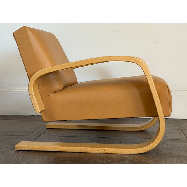 Vintage 1980's Alvar Aalto Artek 400 Tank Chair For Sale - Image 11 of 16