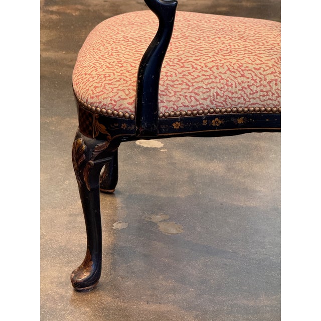 Pair of 1920s Chinoiserie Armchairs With Painted Decoration For Sale - Image 10 of 16