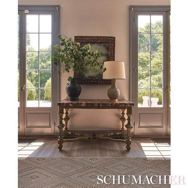 Schumacher Schumacher Tortola 9' x 12' Indoor/Outdoor Rug in Driftwood For Sale - Image 4 of 5