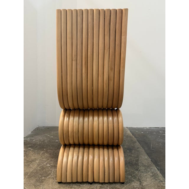 Single Natural Rattan Chair For Sale In Atlanta - Image 6 of 9