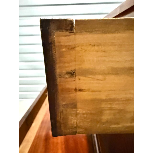 Early 19th Century American Federal Period Mahogany Secretary Chest With Eagle Inlay, New England For Sale - Image 15 of 17