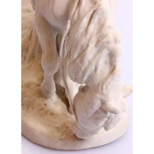 Biscuit Figurine of Boy on a Horse For Sale - Image 4 of 8