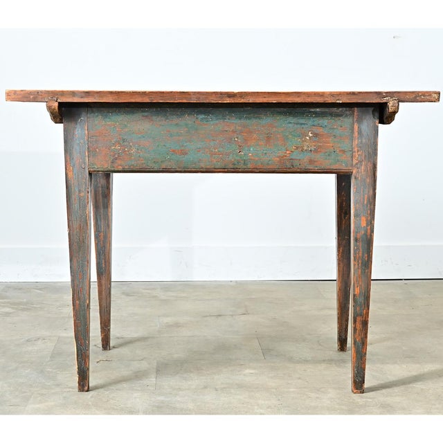 Swedish Painted Pine Desk Circa 1827 For Sale - Image 11 of 12