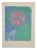 Arthur Krakower "A Flower" Original Monotype C.2004 For Sale