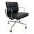 Eames for Herman Miller Soft Pad Management Chair – Charcoal Gray Leather For Sale