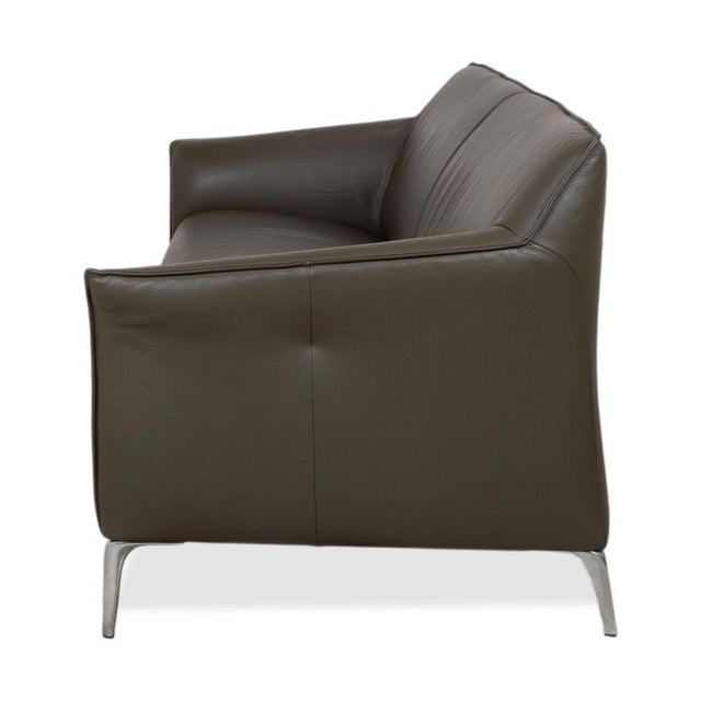 Mayon 3-Seater and 2-Seater Sofas in Dark Green Leather from Leolux, Set of 2 For Sale - Image 14 of 18