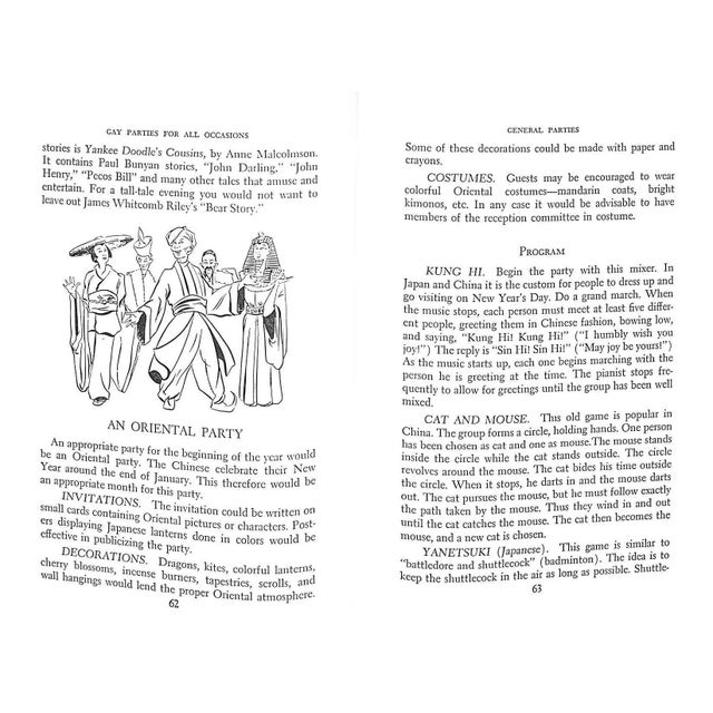 "Gay Parties for All Occasions" Book 1950 Harbin, e.o. For Sale In New York - Image 6 of 10