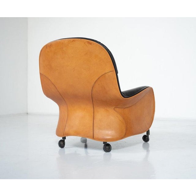 Set of Louisiana Lounge Chair and Ottoman by Vico Magistretti for De Padova For Sale - Image 6 of 11