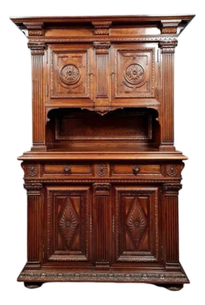 Renaissance Style Cupboard in Walnut
