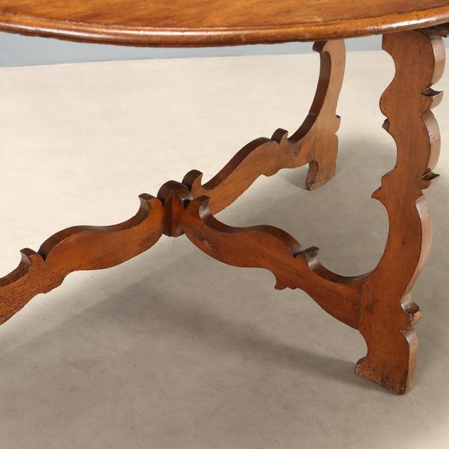 18th Century Baroque Walnut Console, Italy For Sale - Image 4 of 8
