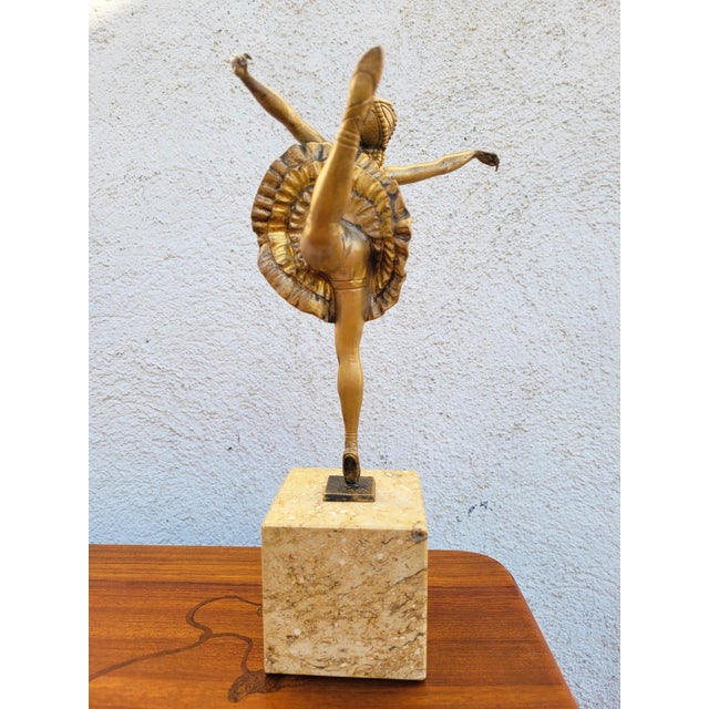 H Fournier, Ballerina Dancer, 1920s, Bronze For Sale - Image 13 of 18
