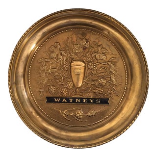 English Brass Pub Sign For Sale