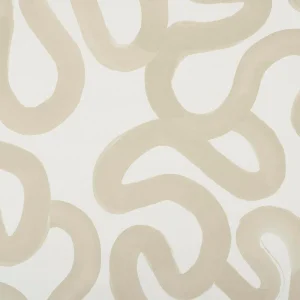 SAMPLE - Schumacher X Hadiya Williams Trace Wallpaper In Sand