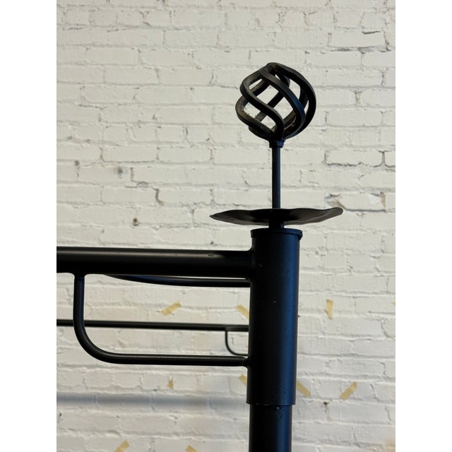 2010s Queen Size Coaster Sunburst Canopy Bed For Sale - Image 5 of 11