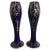 Art Deco Vases in Blue and Gold Porcelain from Maurice Pinon Heuze, 1920, Set of 2 For Sale - Image 9 of 9