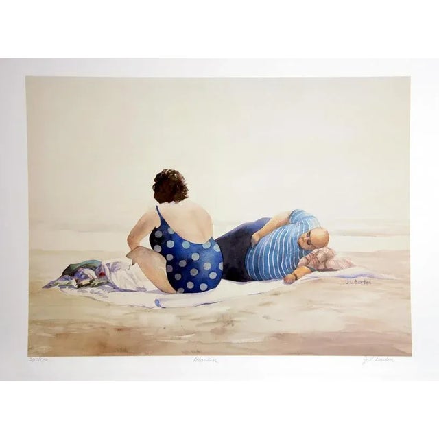 Artist: Jean L. Barton, American Title: Beached Year: Circa 1995 Medium: Lithograph, signed and numbered in pencil...