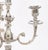 Antique Large Silver Plated Four Light Candelabra, Set of 2 For Sale - Image 12 of 18