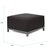 Textile Axis Ottoman Atlantis Black Titanium Frame For Sale - Image 7 of 7