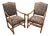 Louis XIII Style Sheep Bone Armchairs, 1890s, Set of 2 For Sale