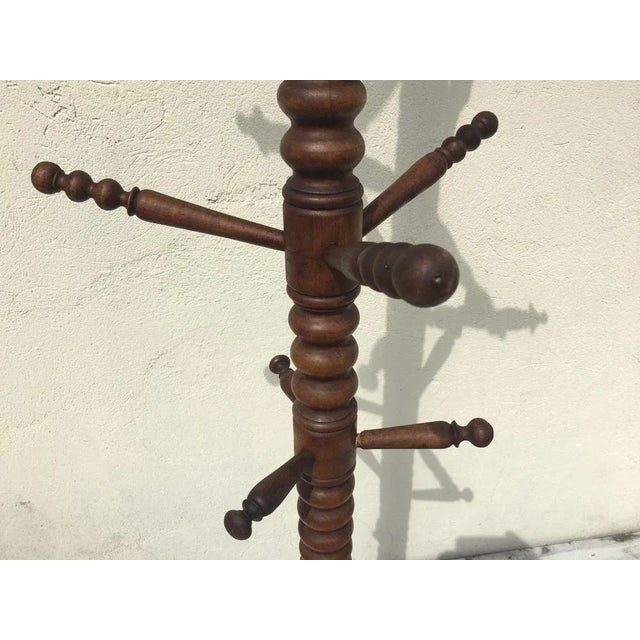 Freestanding Wooden Coatstand, 1920s For Sale - Image 9 of 18