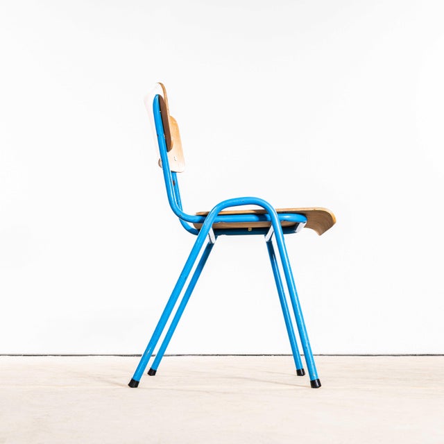 Vintage Stacking Dining Chairs, 1960s, Set of 6 For Sale - Image 4 of 12